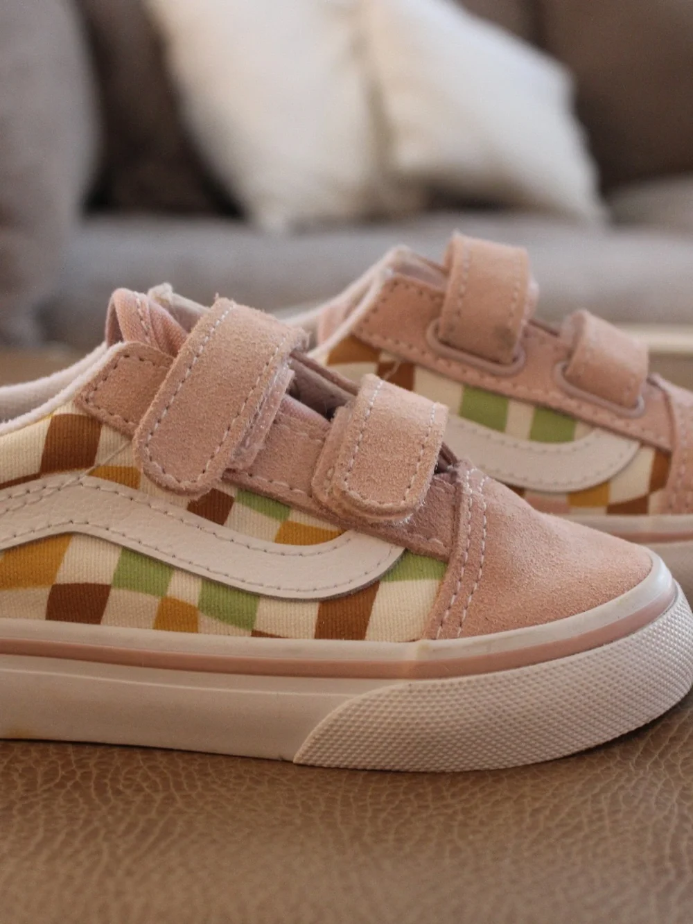Vans The Toddler Old Skool V Checkerboard (7T Toddler) - Picture 2 of 4